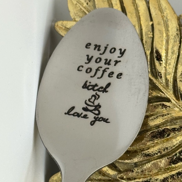 Engraved Silver Spoon - Picture 1 of 5